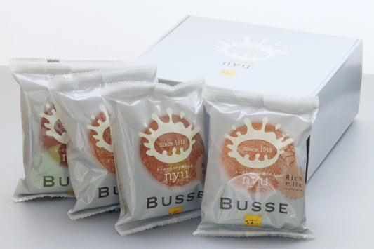 nyuブッセ リッチミルク〈ジャージーミルク〉4個入